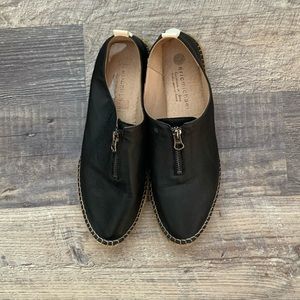 NWOT Eric Michael Italian Leather Espadrilles